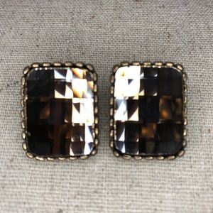 Cafe Brown Stud Earrings